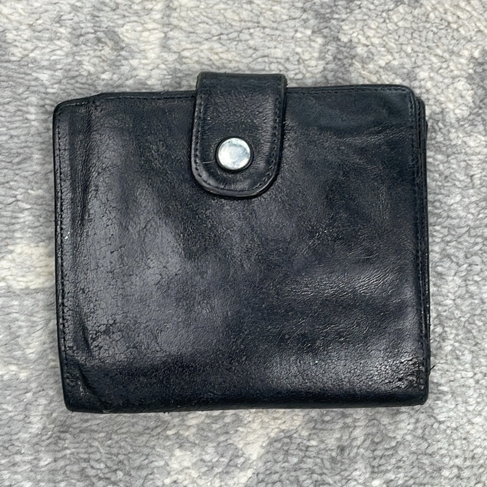 Chanel Caviar Skin Black Leather CC Bifold Compact Wallet Luxury Designer - Picture 7 of 17